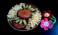 همبرگر گوشت و سویا