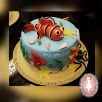 کیک با تم دریااااا