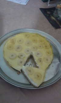 چیز کیک موز