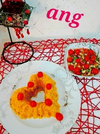 دمی گوجه و سالاد شیرازی