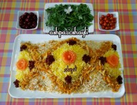 هویج پلو با مرغ