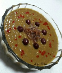 قلیه کدو حلوایی و عدس