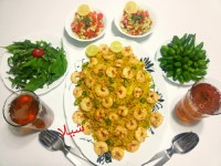 ادویه پلو و میگو