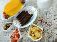 کته قالبی و کباب