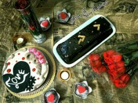 میز چهارمین سالگرد عقدمون