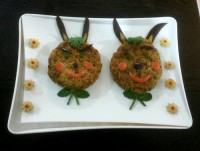 کتلت سیب زمینی با سبزیجات