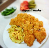 ناگت مرغ پنیری