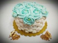 کیک خامه ای رزت