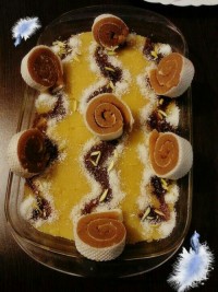 رولت حلوا و حلوای برنجی