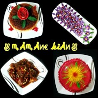 مرغ اندرونی،سالاد کلم،ژله تزریقی من برای اولین بار