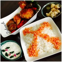 خورش مرغ و بادمجون