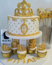 کیک با تم تاج