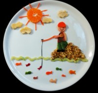 ظرف میوه ی گل پسرم