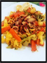 خوراک سبزیجات مدیترانه ای