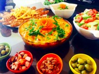 لازانیا مرغ و سبزیجات