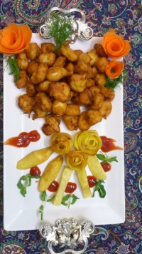 پاپ کورن مرغی