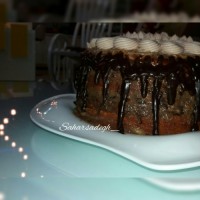 کیک_خامه ای مناسبت دومین سالگرد ازدواجمووون