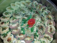 رولت مرغ و رولت گوشت و مرغ