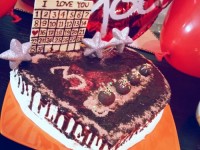 کیک سومین سالگرد ازدواجمون