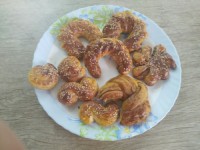 نان نوتلا و گردو