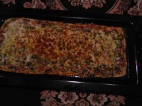 پیتزا خانواده با خمیر جادویی