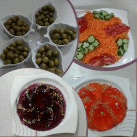 سالاد و ژله هام