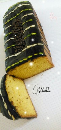 کیک پرتقالی با رویه ی گاناش