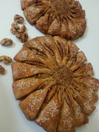 نان گردویی ودارچین