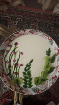 تزئین ماست