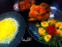 مرغ بریان خانگی