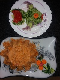 ????دمی گوجه و سالاد شیرازی????