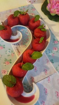 دسر سیب ژله ای