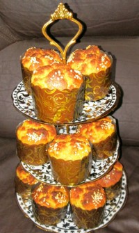 کیک یزدی زعفرانی