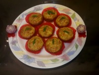 مافین مرغ و پیازچه