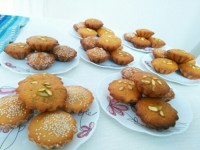 مینی کیک پسته زعفرانی