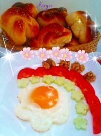 صبحانه خوشمزه با نون خودم پز