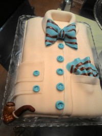 کیک شیفون و فوندانت