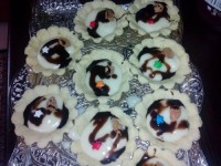 تارت دو رنگ فوری