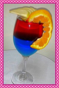 ژله تمشک و بلوبری