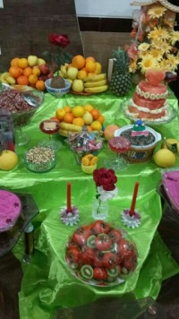 سفره شب یلدای پارسال