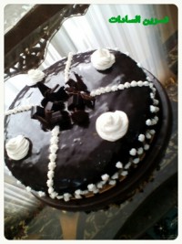 بازم کیک شکلاتی (با تزیین متفاوت)