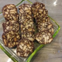 فاج شکلاتی با بیسکویت