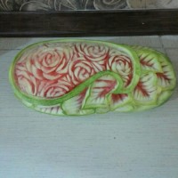 حکاکی روی هندوانه