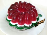 ژله طرح هندوانه