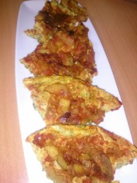 املت بادمجان و گوجه فرنگی