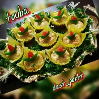 مافین مرغ و سبزیجات