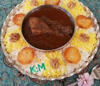 پلو و خورش فسنجون