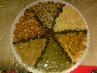 تزیین میوه خشک شده