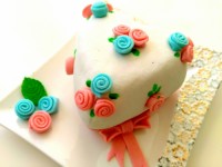 تزئین کیک با فوندانت