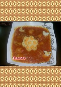 سوپ گوجه و ریحان